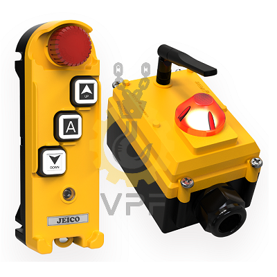 ریموت کنترل جیکو مدل JEICO JREMO 3K ریموت کنترل صنعتی مناسب جرثقیل سقفی با طراحی ارگونومیک و عملکرد پایدار