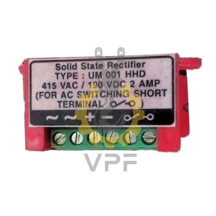 رکتیفایر جرثقیل Solid State مدل UM001HHD جهت کنترل ترمز مگنت