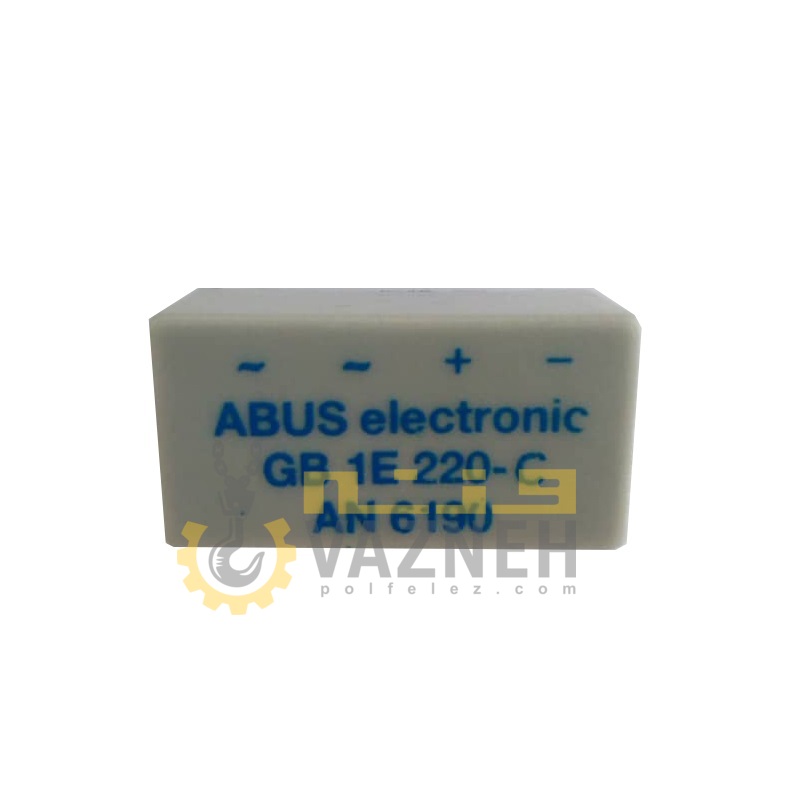 رکتیفایر جرثقیل آبوس مدل GB 1E 220-C رکتیفایر آبوس مدل GB 1E 220-C مخصوص ترمز جرثقیل سقفی|ساخت آلمان