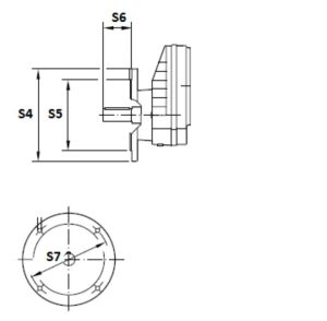 موتور گیربکس هلیکال جرثقیل SEW سری RXF 1 نقشه گیربکس هلیکال SEW سری RXF