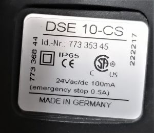 کلید فرمان دماگ مدل DSE10-CS 1 مشخصات کلیدفرمان جرثقیل دماگ 6حرکته تک سرعته