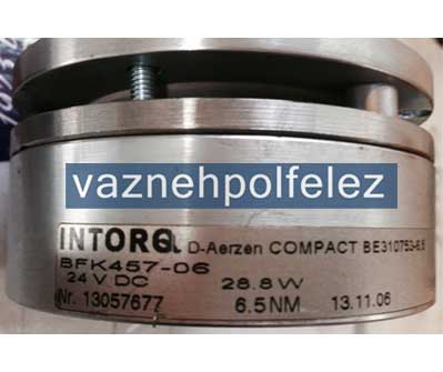 کاتالوگ کیت ترمز موتور جرثقیل سقفی اینترک (مگنت ترمز BFK INTORQ) 24 06