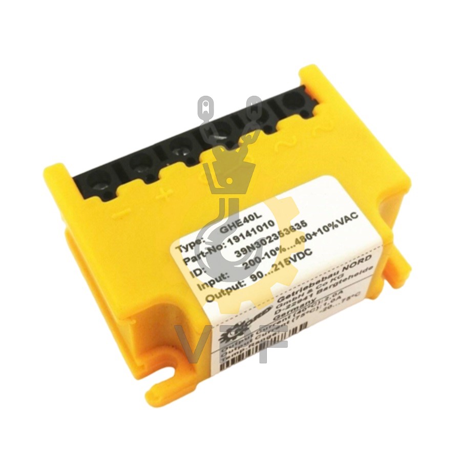 NORD crane rectifier model GHE40L رکتیفایر NORD مدل GHE40L مخصوص جرثقیل سقفی – فروشگاه وزنه پل فلز