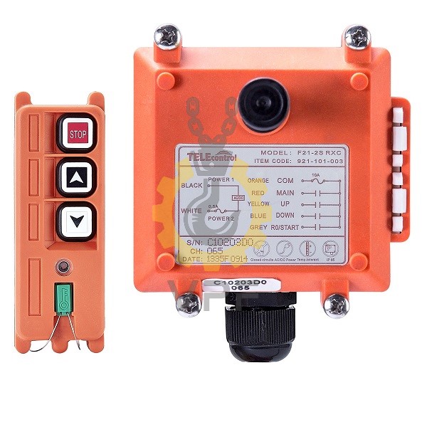 Remote control Telecontrol model F21-2S ریموت کنترل تله کنترل مدل F21-2S با طراحی کوچک و کارآمد