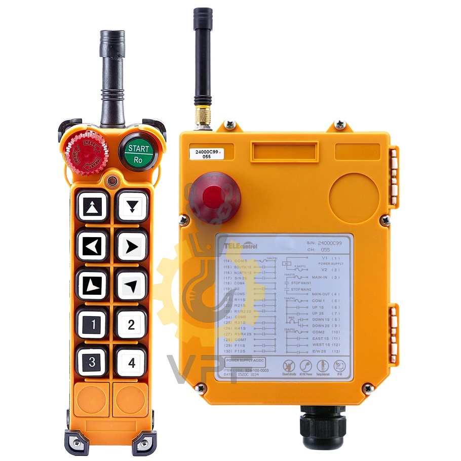 Remote control Telecontrol model F26-B2 ریموت کنترل تله کنترل مدل F26-B2 مناسب برای جرثقیل سقفی و تجهیزات صنعتی