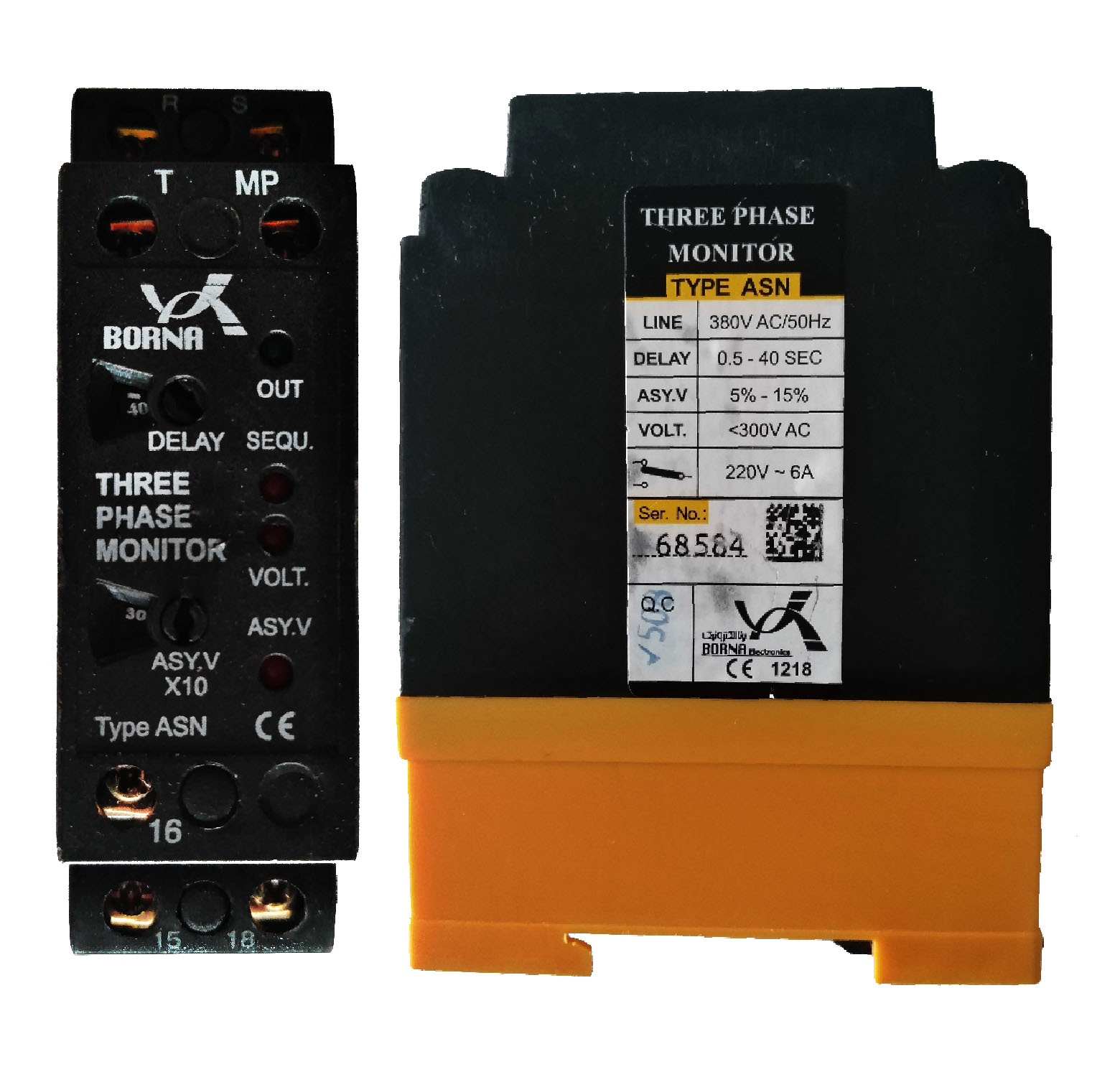 رله کنترل فاز برنا قطعات برقی