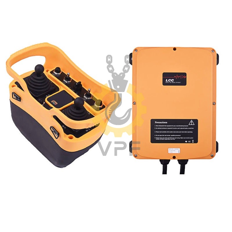 LCC remote control model Q5000 ریموت کنترل LCC مدل Q5000 با بدنه مقاوم و عملکرد چندسرعته، مناسب برای کنترل جرثقیل