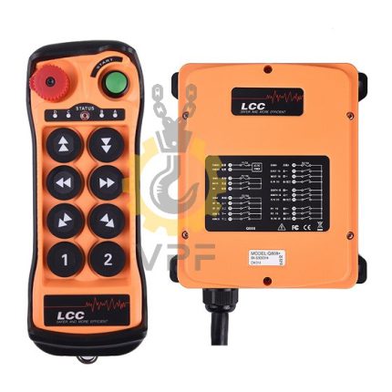 ریموت کنترل LCC مدل Q808 با ۸ دکمه دو سرعته ساخت تایوان مناسب جرثقیل و صنایع مختلف