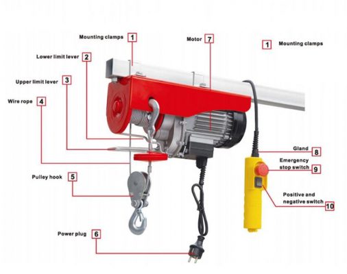 وینچ برقی 800 کیلو ویتال 24 متری 1.jpg1 ویتال 1 506x400 1