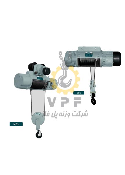 خرید وینچ جرثقیل سقفی سیم بکسلی با گارانتی