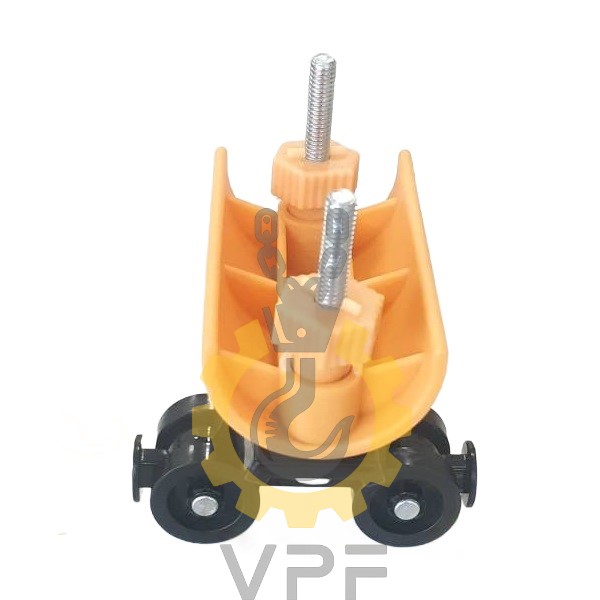 Flat C-rail metal and plastic cable carrier reel فروش قرقره حمل کابل تخت سی ریلی