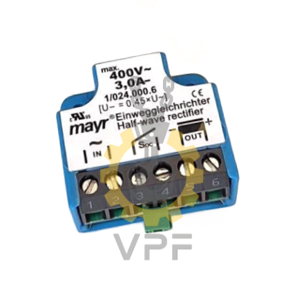 رکتیفایر مایر مدل 1/024.000.6 مخصوص ترمز جرثقیل سقفی و کاربرد صنعتی