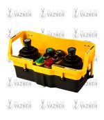 فرستنده ریموت کنترل ساگا L40A با دو جوی‌استیک و کلیدهای کنترلی