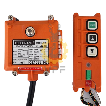تصویر ریموت کنترل تله کرین F21-2S با گیرنده کوچک