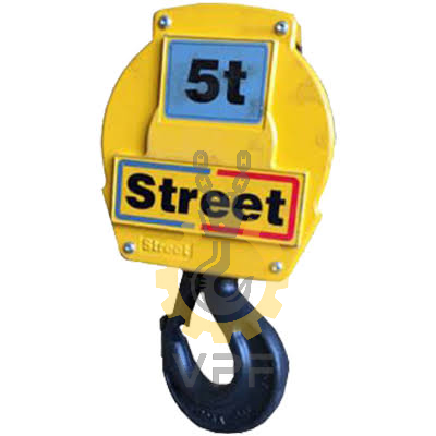 قلاب جرثقیل استریت 5 تن اصل با طراحی فشرده و ضامن ایمنی – Street Crane Hook