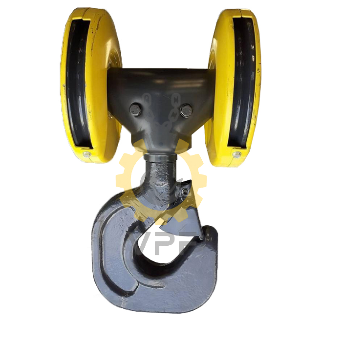 Crane hook, KonCrane model H.B.C 2.5VKO S8 قلاب جرثقیل کنهکرین مدل H.B.C 2.5VKO S8 با ظرفیت 2.5 تن و طراحی صنعتی بادوام