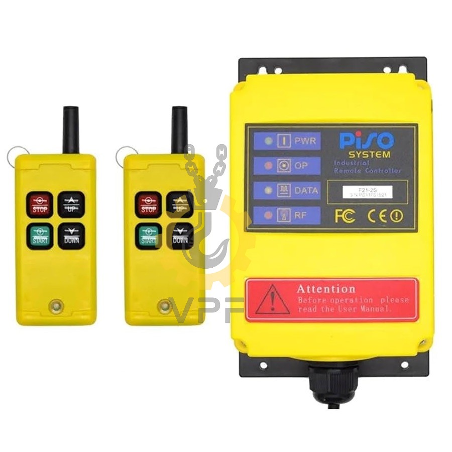 ریموت کنترل پیسو مدل F21-2S مناسب جرثقیل سقفی و بالابر صنعتی