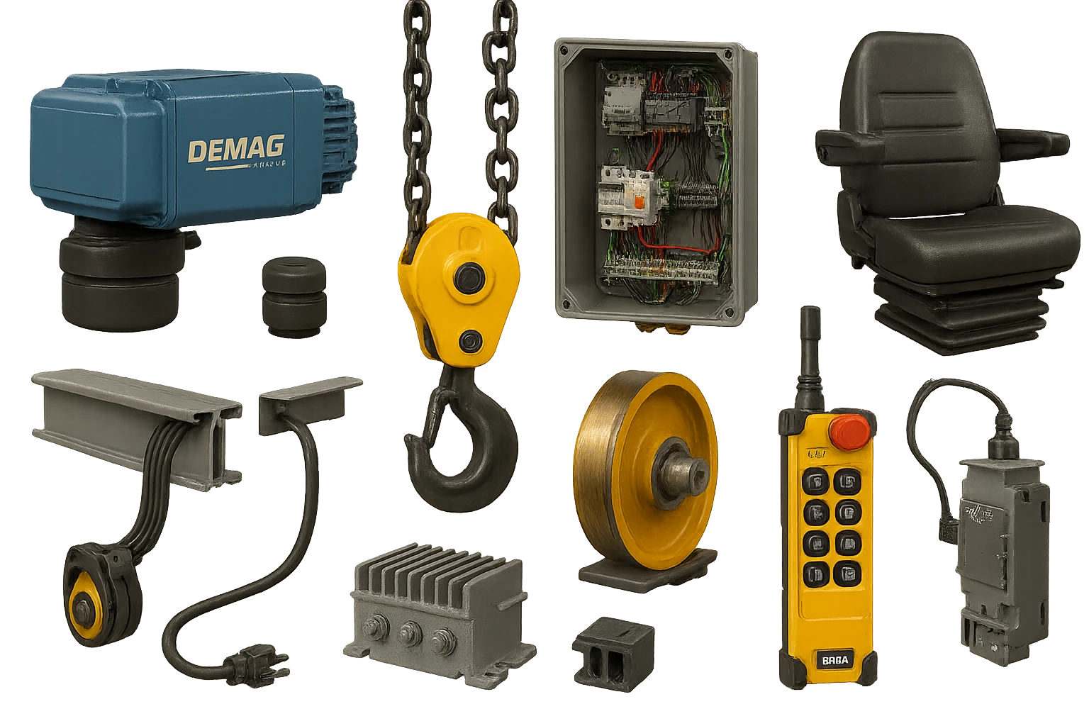 لوازم جرثقیل سقفی وزنه کرین
